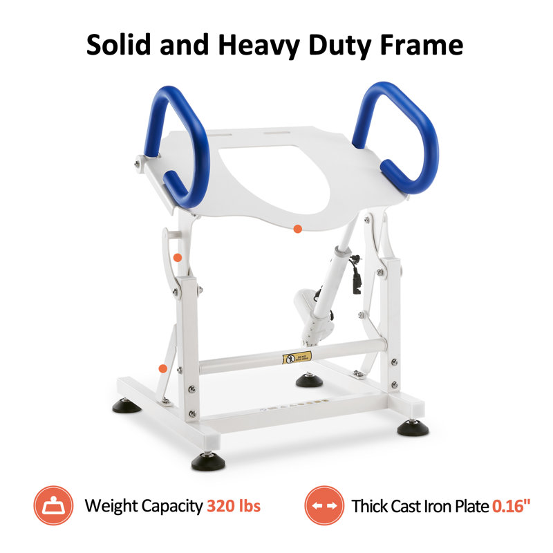 Electric Toilet Lift with Padded Handles Wayfair